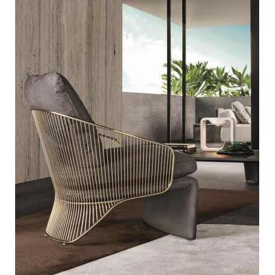 Metal palisades modern chair