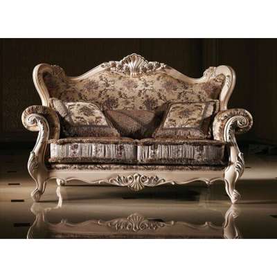 Most popular italian style antique living room furniture luxury leather sofa set