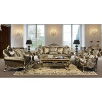 Elegant Luxury royal style solid wood fabric sofa sofa design