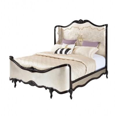 Antique hand carved bed luxury top quality European style bedroom furniture classical queen size bed design